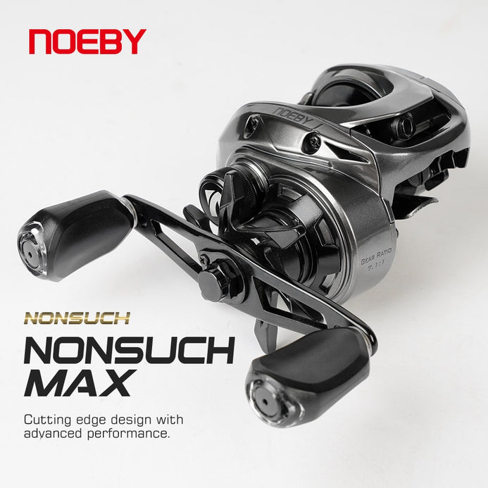 Noeby Nonsuch Max Baitcasting Reel 7.1:1 Ratio Max Drag 8kg 5+1BB