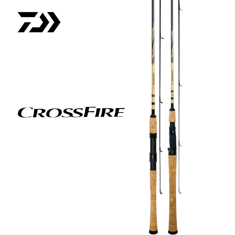 Daiwa Crossfire 1.84M - 2.49M 2PC Spinning/Casting Fishing Rod – Pro Tackle  World