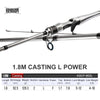 Kingdom SILVER NEEDLE 1.68m-2.13m 2PC UL L ML M MH Ultralight Casting/Spinning Rod
