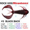 Megabass 16/14/Multi Pcs Rock Hog 2.5 /3.5 / 4.5in Soft Plastic Creature Lure