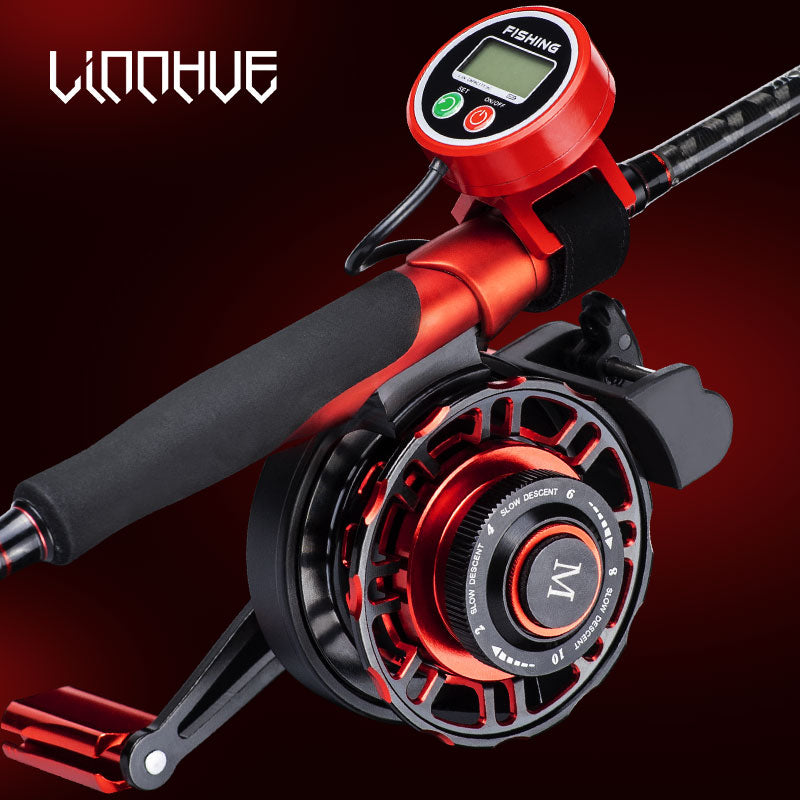 Electric Left/Right Hand Sea Fishing Reel with Digital Display