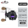 Walk Fish BK2000 7.2:1 High Speed 5.5KG Max Drag Baitcasting Reel