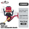 Walk Fish CS8000P-CS12000P 4.1:1 15KG Max Drag Spinning Reel