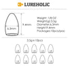 Lureholic Tungsten 1/16-2 OZ Bullet Sinkers