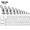 9KM Solid Ring Stainless Ball Bearing Swivel Connector - 20/50/100pack