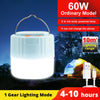 Solar LED Remote Control Camp Light USB Rechargeable