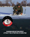 THKFISH 50pcs Ice Fishing Jig Hook Kit