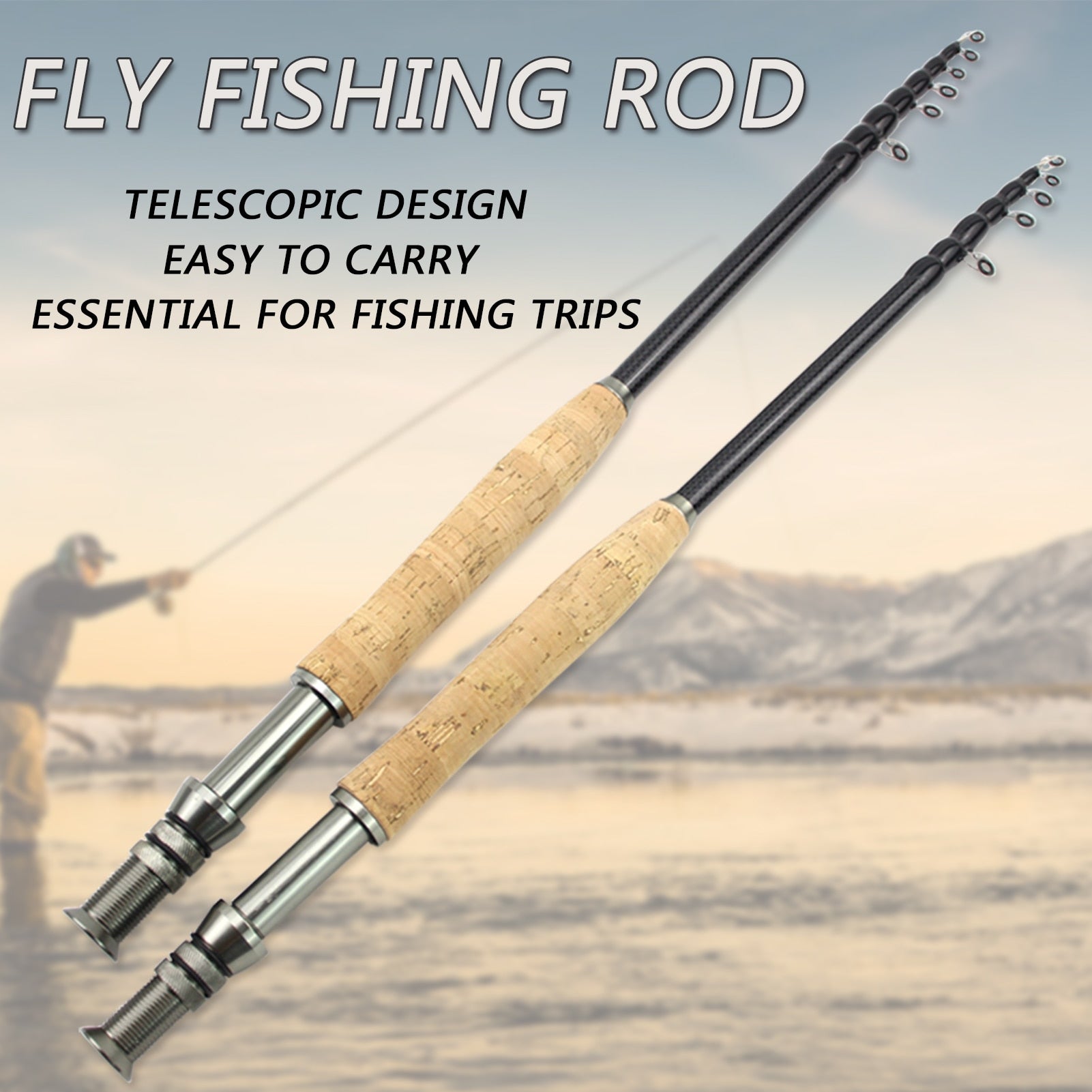 Seachaser Telescopic Fast M Power Fly Fishing Rod 2.1M/2.4M/2.7M/3.0M – Pro Tackle World
