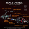 BearKing APOLO Series 9BB 5.2:1 10Kg Max Power Spinning Reel