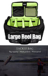 Large 40L Waterproof Fishing Tackle Shoulder Bag