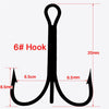 LINGYUE 10Pc Treble Hook Set