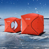 Goture 3-4 Person Windproof Insulated Ice Fishing Shelter with 2 Doors