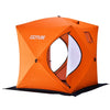 Goture 3-4 Person Windproof Insulated Ice Fishing Shelter with 2 Doors