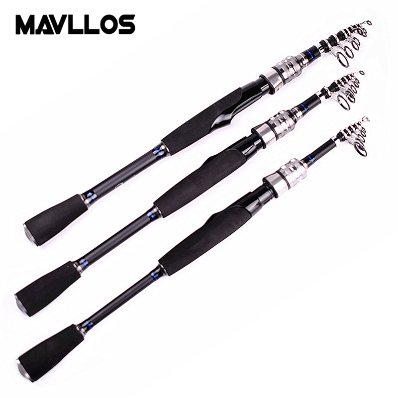 Mavllos Spinning Telescopic Fishing Rod 1.98m 2.28m 2.58m Fast